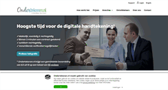 Desktop Screenshot of ondertekenen.nl